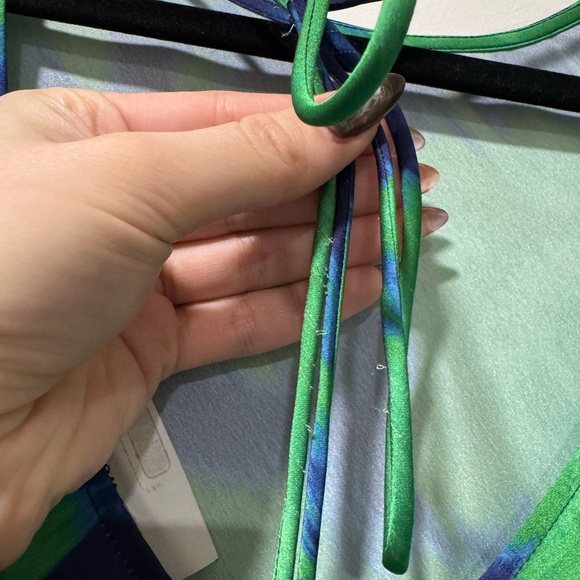 The Wolf Gang Calypso Maxi Dress in the "Ocean Haze" print - Picture 10 of 14